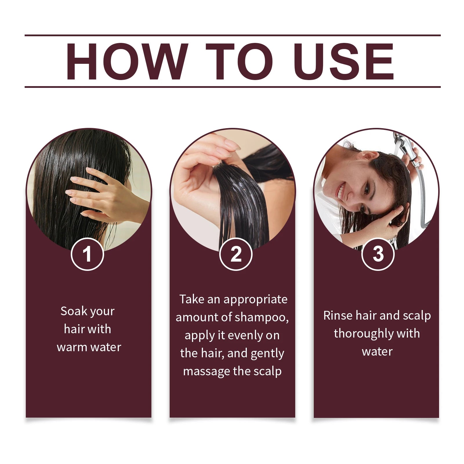 100ml Eelhoe Batana Hair Shampoo Hydrating Repair Nourishing Smooth Frizz Control Dry Damaged Hair Care Treatment Shampoo