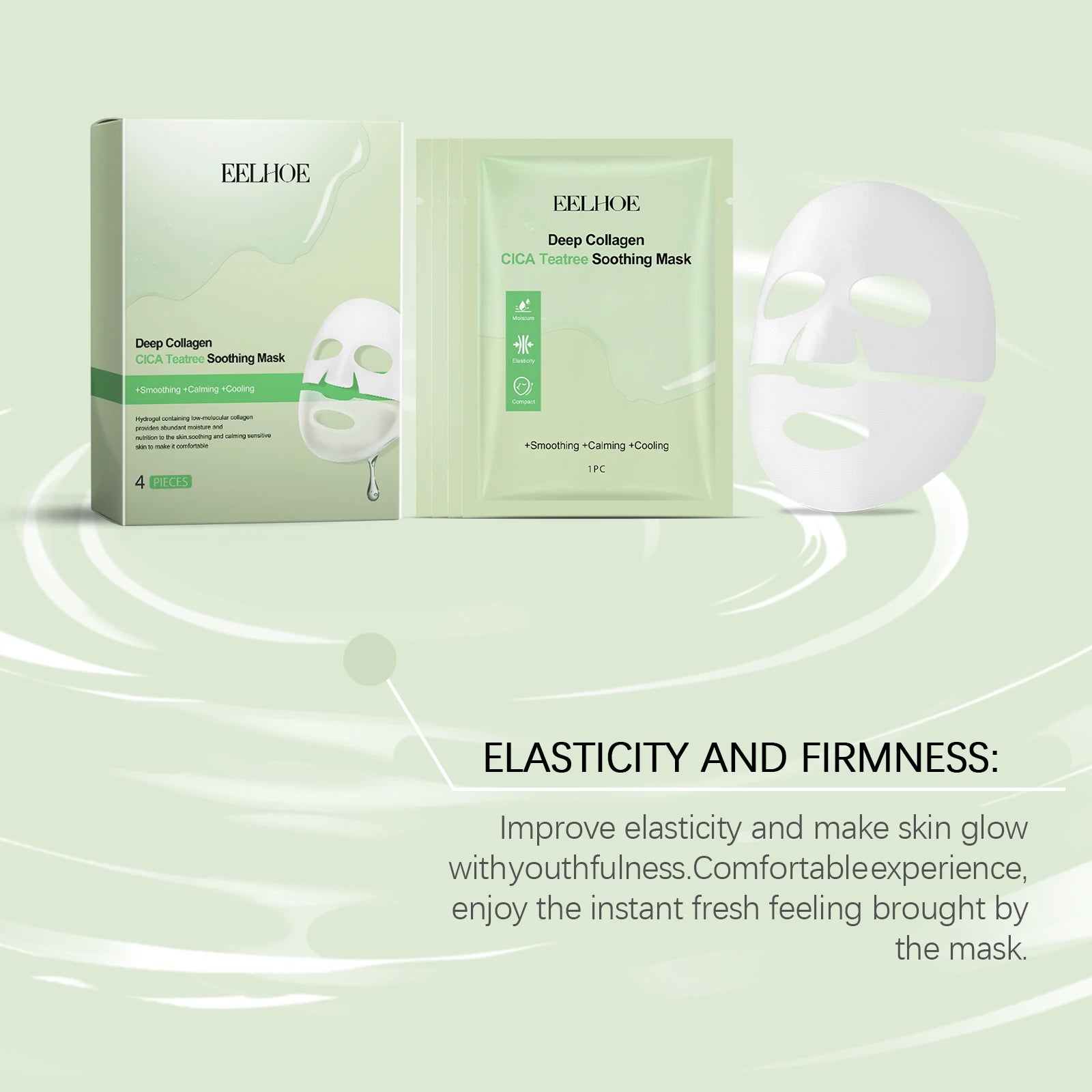 EELHOE Collagen Tea Tree Skin Care Mask Makes Skin Silky Smooth and Inspires Skin Vitality