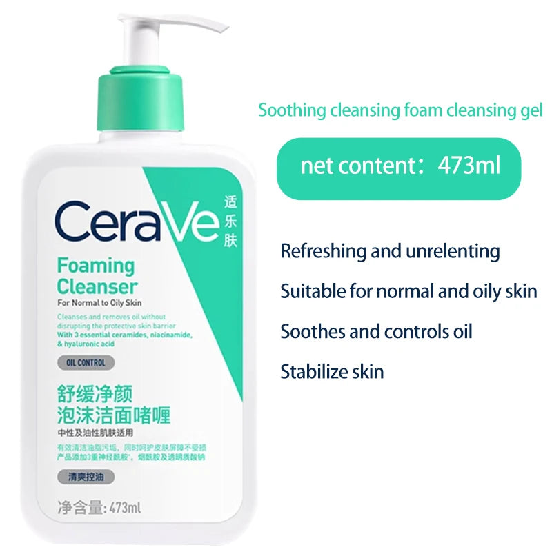 CeraVe Hydrating Facial Cleanser | Moisturizing Face Wash For Dry Skin | Hyaluronic Acid + Ceramides + Glycerin | Hydrating Clea
