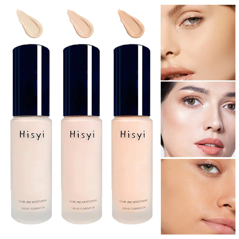 The liquid foundation is light, matte, naturally brightening, and does not come off makeup. The natural complexion is frosty,