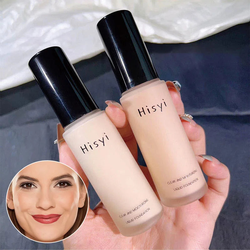 The liquid foundation is light, matte, naturally brightening, and does not come off makeup. The natural complexion is frosty,