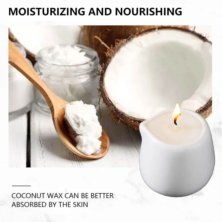 1PC Massage Oil Candles，luxury aromatherapy candles，for Stress Relief and SkinMoisturizing, SM Product Scented Candle Body Oil
