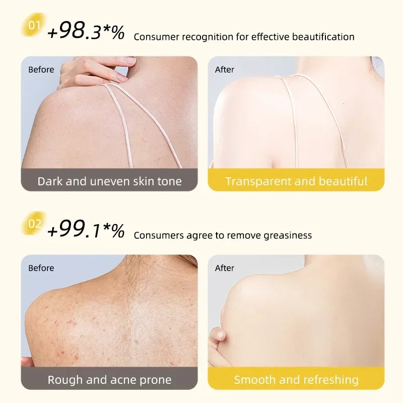 550ml Long Lasting Hydration Brightening Body Wash Shower Gel Deep Cleansing Dirt Dead Skin Oil Control Lighten Pigmentation