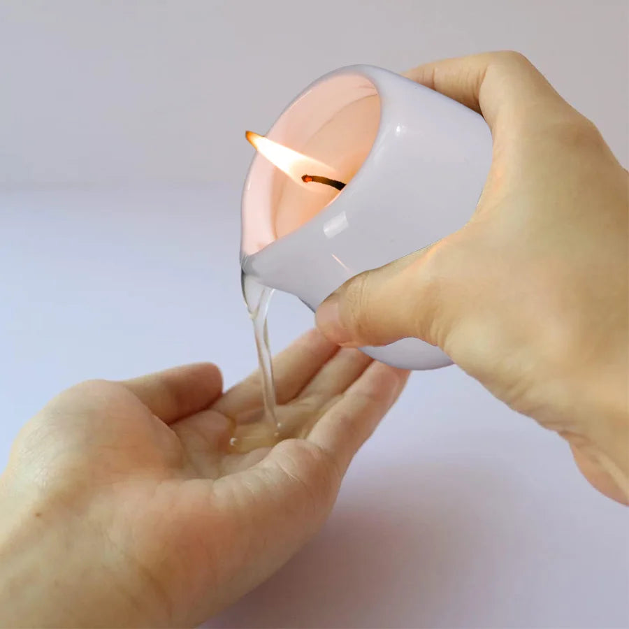 1PC Massage Oil Candles，luxury aromatherapy candles，for Stress Relief and SkinMoisturizing, SM Product Scented Candle Body Oil