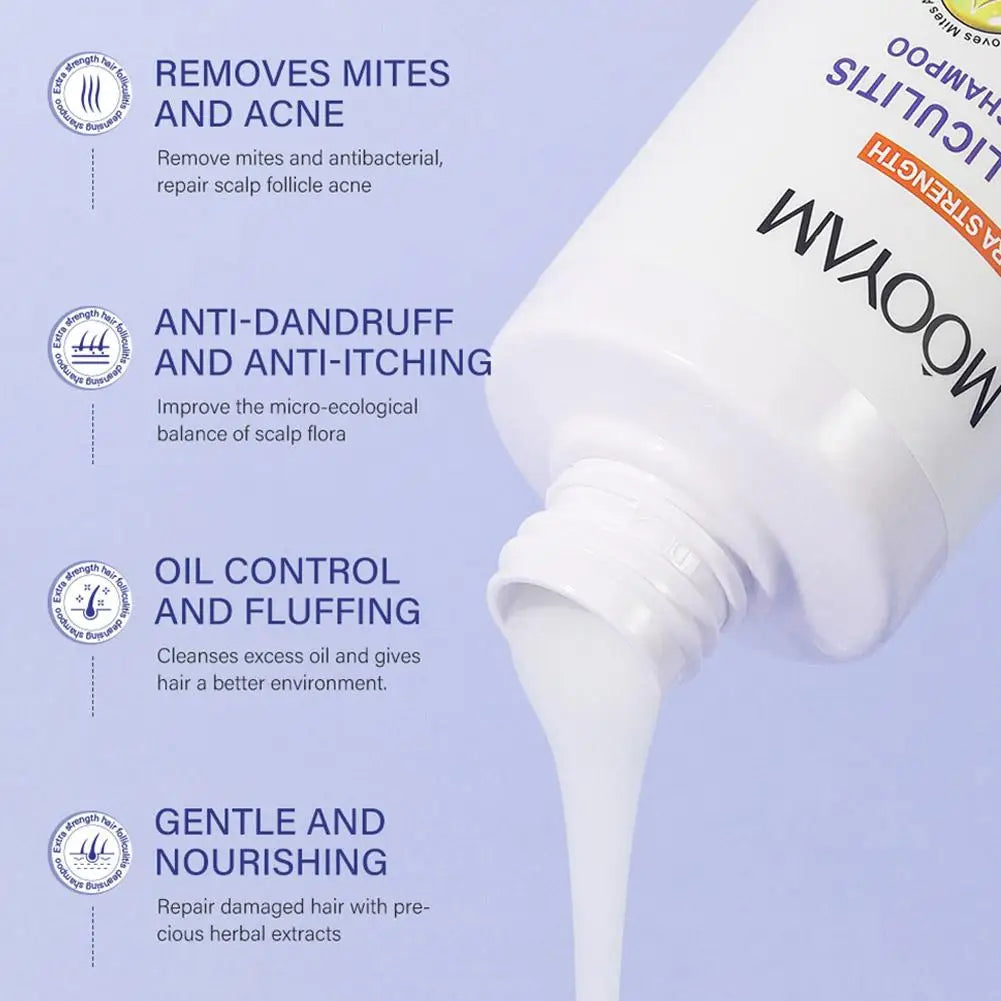 1/2/3/5Pcs Anti-Dandruff Shampoo Deep Cleansing Scalp Hair Refreshing Shampoo Itching 250ml Oil Control Hair Care Shampoo