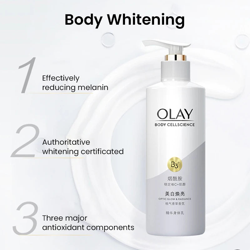Olay Body Lotion Niacinamide Vitamin C and Myostatin  250ml Body Whiten Skin Improve Skin Brightness Moisturize Skin Cream