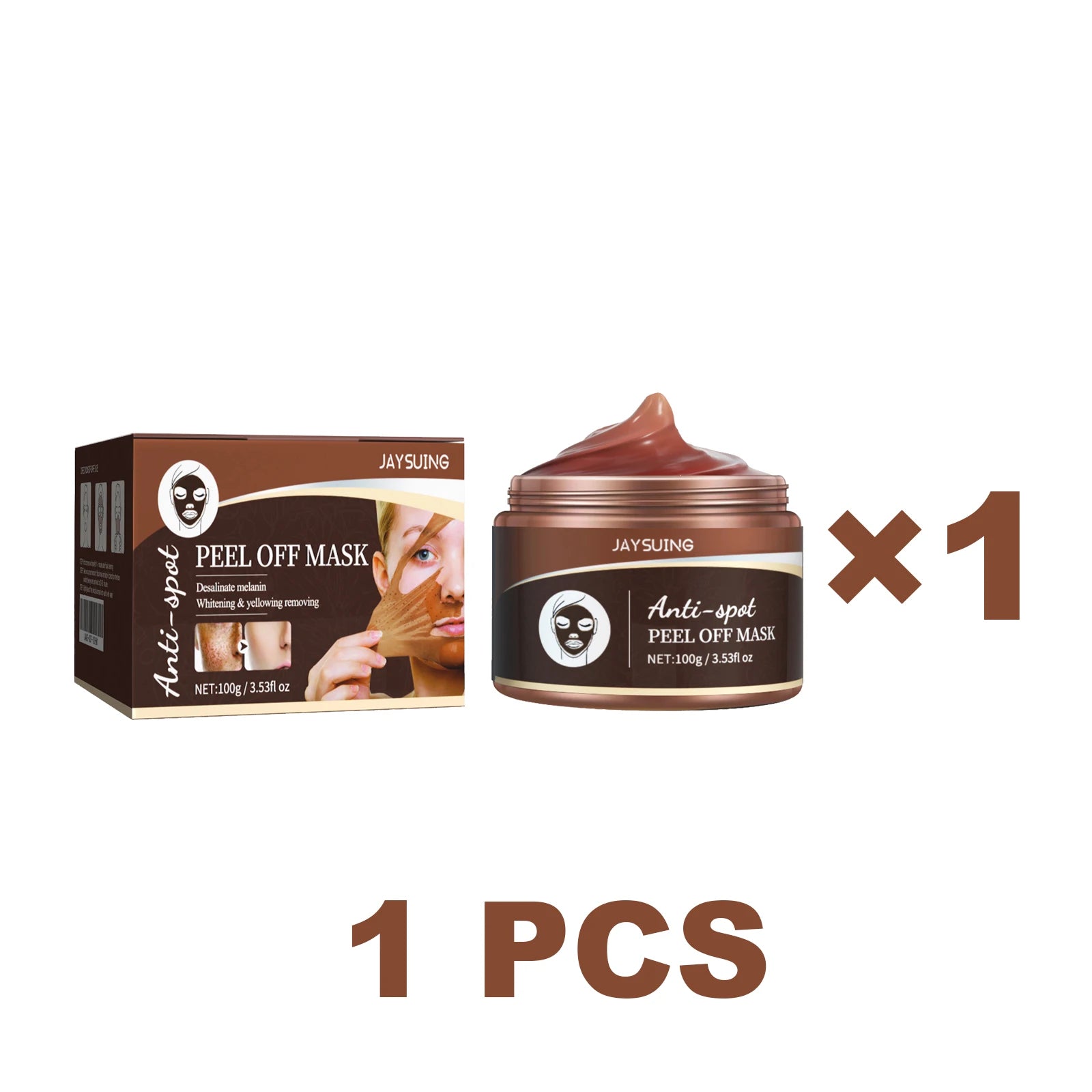 Jaysuing Natural Peel Off Mask Reduce Fine Lines Dark Spot Dark Circles Correction Lifting Firming Face Skin Care Beauty Makeup