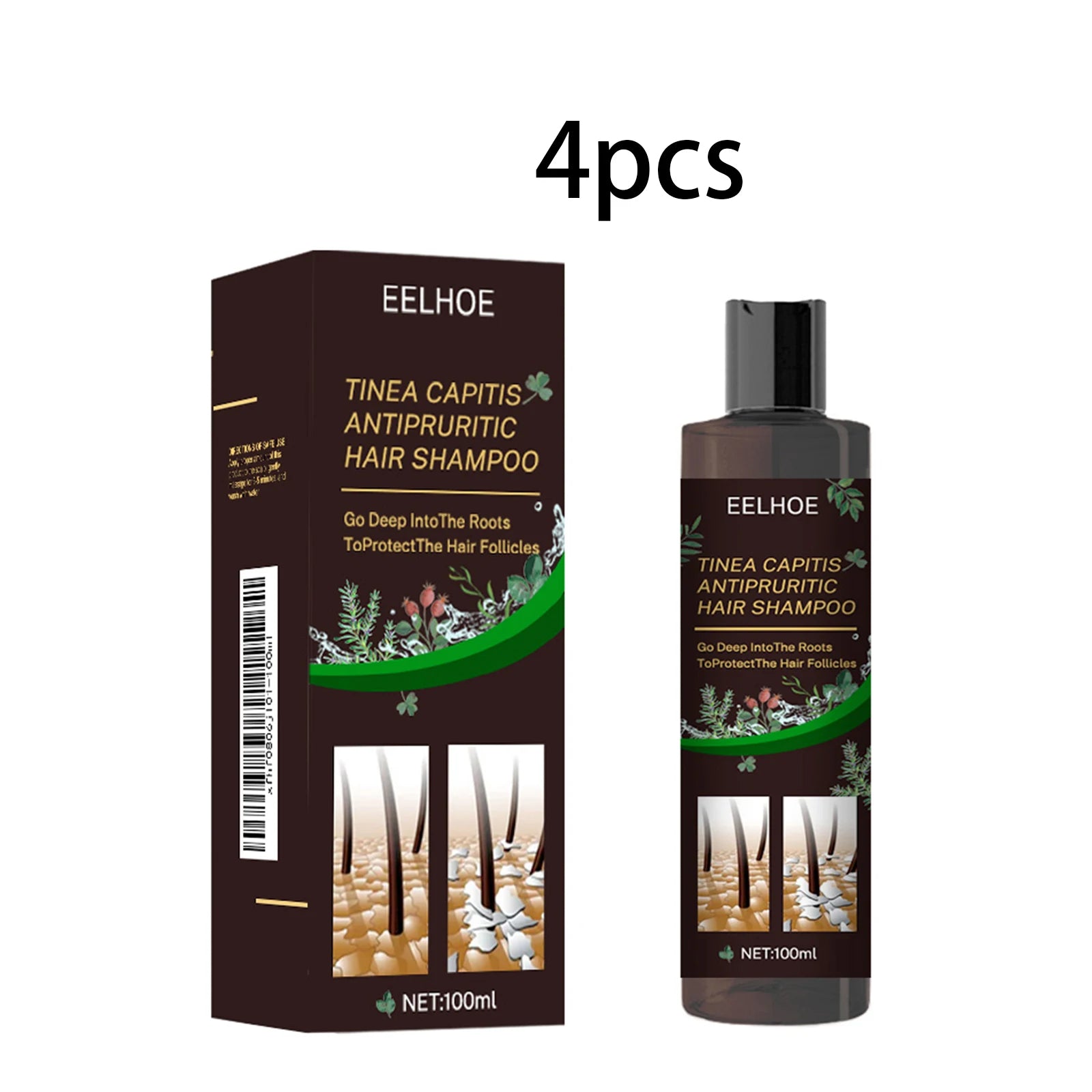 Antipruritic Hair Shampoo Deep Dandruff Removal Oil Control Nourishing Scalp Care Repair Damaged Cleaning Treatment Remove Mites