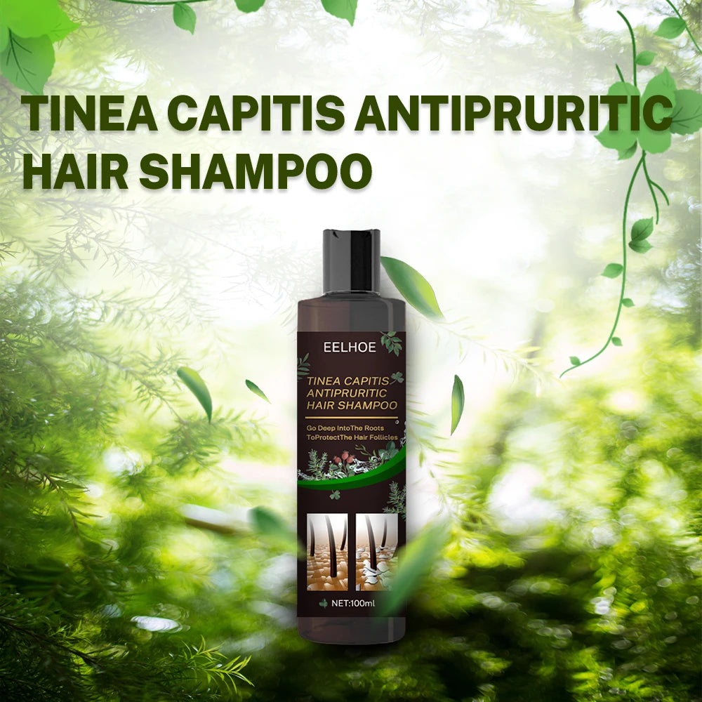 Antipruritic Hair Shampoo Deep Dandruff Removal Oil Control Nourishing Scalp Care Repair Damaged Cleaning Treatment Remove Mites